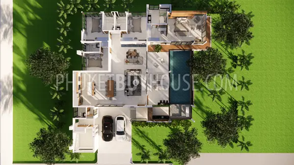 NAI22800: Single-Storey 4 Bedroom Pool Villa with High Ceilings, Jacuzzi and Private Bar Terrace. 照片 #4