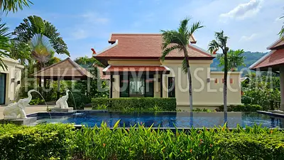 NAI22801: Panoramic Mountain View 3 bedroom Villa with Thai-Balinese Design and Private Garden Oasis. Photo #1