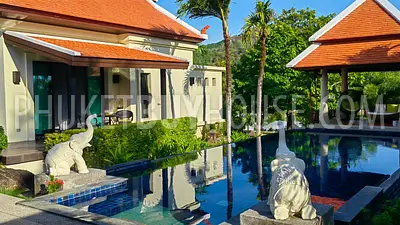 NAI22801: Panoramic Mountain View 3 bedroom Villa with Thai-Balinese Design and Private Garden Oasis. Photo #2