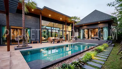 RAW7198: Tropical Four Bedroom Villa in Rawai. Photo #34