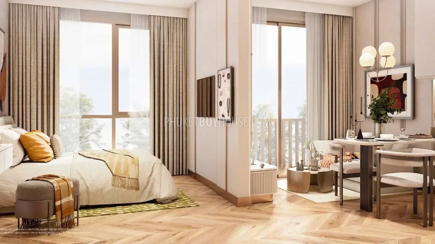 1 bedroom apartment 31 m² Ban Bang Thao, Thailand