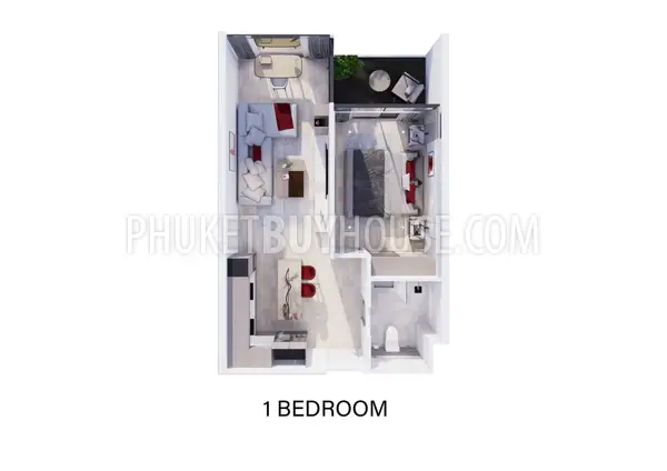 NAI22812: Resort-Style Living Near Nai Harn Beach with Premium Facilities in 1 Bedroom Apartment. 照片 #2