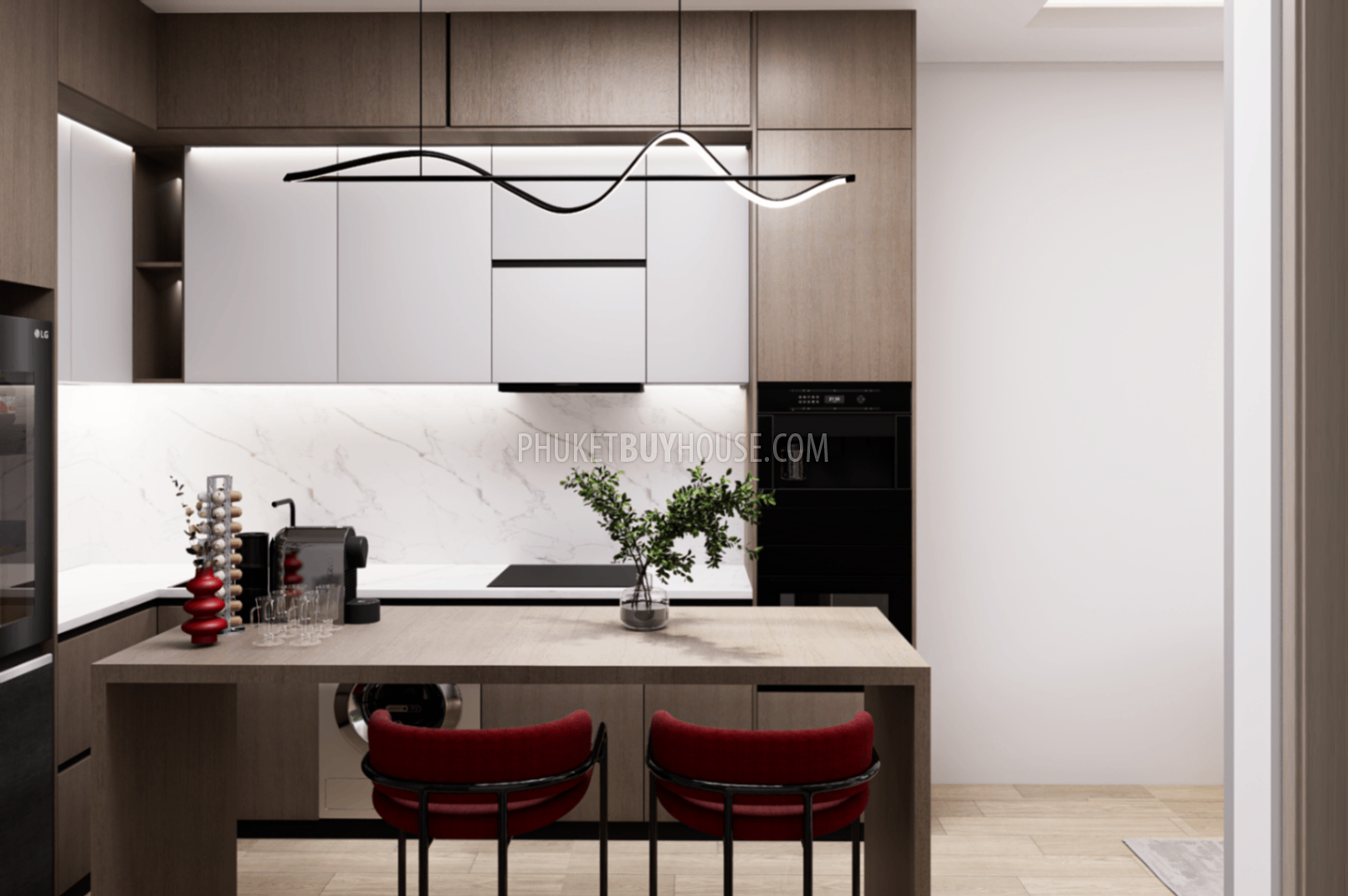 1 bedroom apartment 54 m² Rawai, Thailand