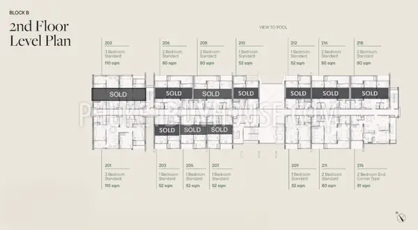 BAN22229: Seaside Two Bedroom Condo: Your Chic Oasis near Bang Tao Beach. 照片 #13
