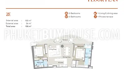 LAG22815: Spacious 2-Bedroom Golf View Residence with Pre-Sale Advantage in Laguna Area. Fotoğraf #3