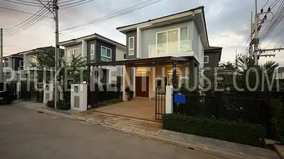 CHA22820: Long-Term Rent in Chalong: Fully Furnished 3-Bedroom Pool Townhome Ready to Move In. Photo #1