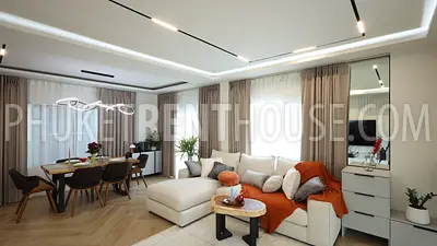 CHA22820: Long-Term Rent in Chalong: Fully Furnished 3-Bedroom Pool Townhome Ready to Move In. Photo #3