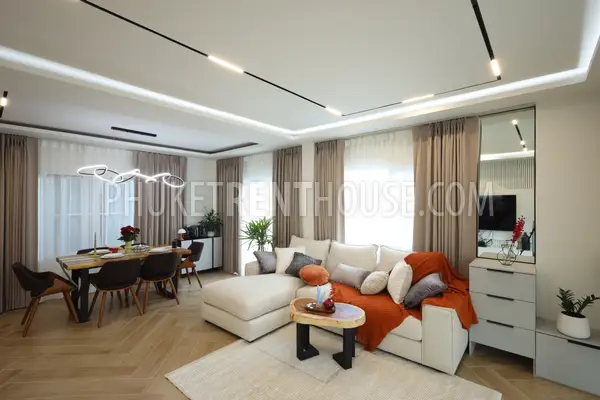 CHA22820: Long-Term Rent in Chalong: Fully Furnished 3-Bedroom Pool Townhome Ready to Move In. 照片 #3