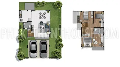 CHA22820: Long-Term Rent in Chalong: Fully Furnished 3-Bedroom Pool Townhome Ready to Move In. Photo #69