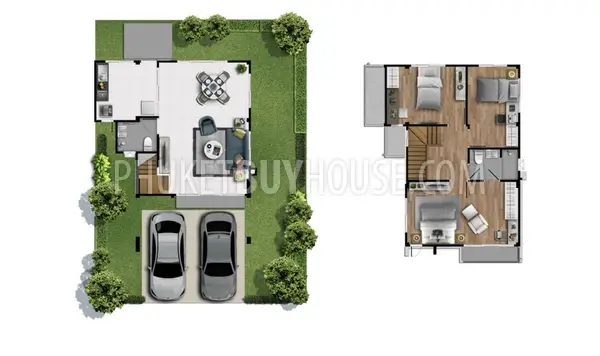 CHA22820: Modern 3-Bedroom Pool Villa with Private Garden in a Peaceful Chalong Neighborhood. 照片 #69