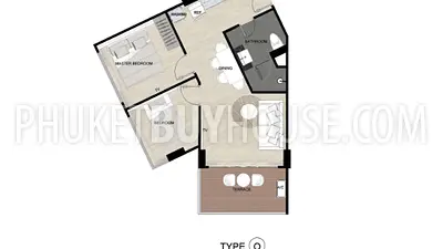 NAT22793: 2-Bedroom 58 Sq.m Apartment Near Naithon Beach. Photo #22