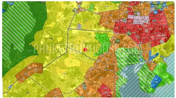 PHU22830: Prime Flat Land with Park & Lake Views Near Central Phuket for High-Potential Development. 照片 #2