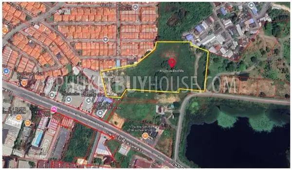 PHU22830: Prime Flat Land with Park & Lake Views Near Central Phuket for High-Potential Development. 照片 #1