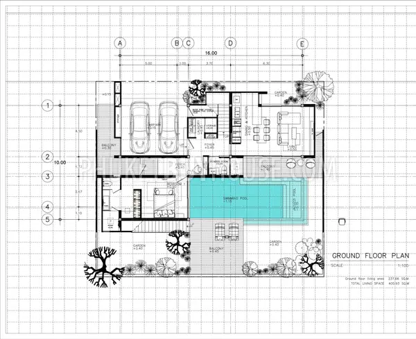 TAL22834: Private 3 Bedroom Courtyard Pool Villas in a Quiet Green Area of Thalang, Phuket. 照片 #11