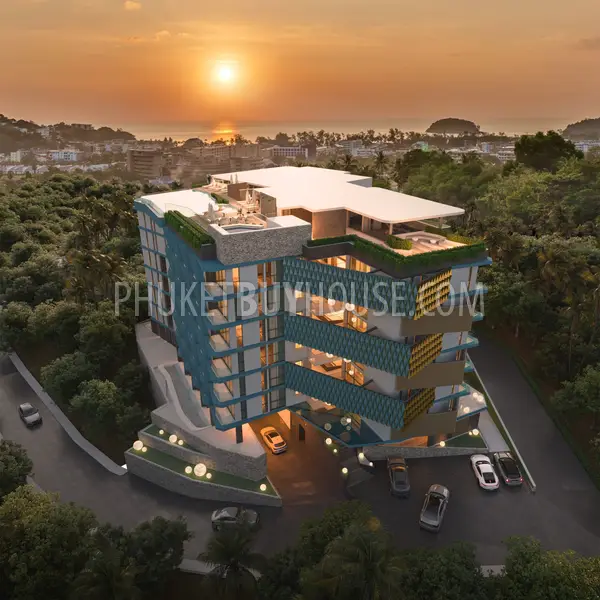 KAT22839: Sea View 1-Bedroom Apartment Near Kata Beach with Strong Rental Appeal. 照片 #1