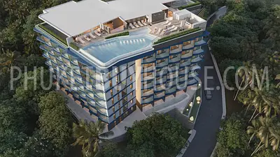 KAT22841: Sea View Corner 2-Bedroom Apartment with Spacious Layout Near Kata Beach. 照片 #1