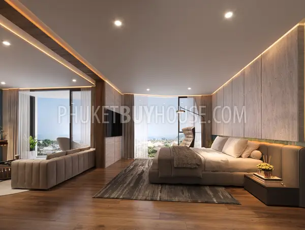 KAT22841: Sea View Corner 2-Bedroom Apartment with Spacious Layout Near Kata Beach. 照片 #6