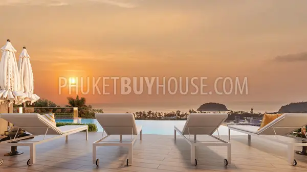 KAT22841: Sea View Corner 2-Bedroom Apartment with Spacious Layout Near Kata Beach. 照片 #21