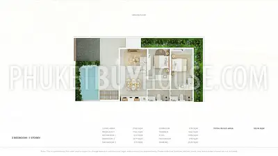 CHE22862: Private 2 Bedroom Pool Townhome Near Bang Tao with Easy Indoor-Outdoor Living. 照片 #2