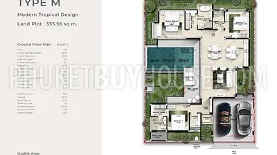 TAL22203: На Продажу Виллы с 3 Спальнями в Стиле Дзен от Известного Застройщика на Таланг, Пхукет. Фото #2