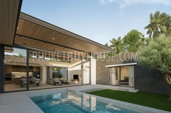 TAL22203: Zen-Style 3 Bedroom Villas from a Known Developer in Thalang, Phuket For Sale. Photo #4