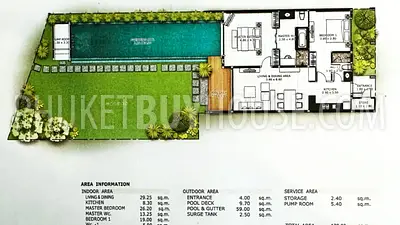RAW22868: Comfortable 2-Bedroom Pool Villa on a Private Plot in Southern Phuket, Rawai. 照片 #3