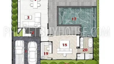 MAI22888: Single-Level Private Pool Villa With Practical Family Layout in Mai Khao. 照片 #2