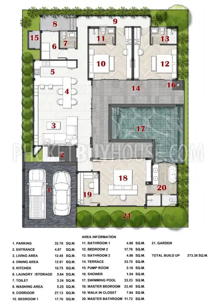MAI22888: Single-Level Private Pool Villa With Practical Family Layout in Mai Khao. 照片 #2
