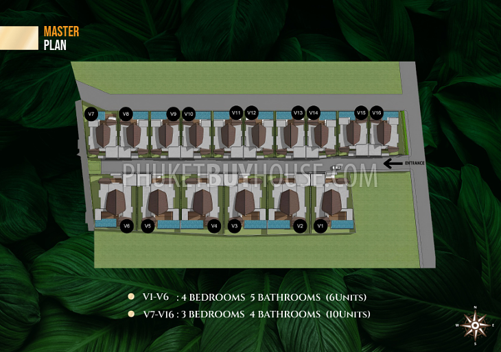 4 bedroom Villa 425 m² Sakhu, Thailand