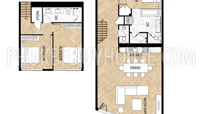 PAT22895: Sea View Penthouse with Private Rooftop Terrace Near Patong. Fotoğraf #4
