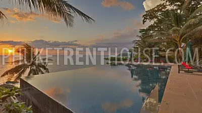 KAT8422: An Ocean Front Luxury 8 Bedroom Villa in 5 minute walk to Kata Beach. Photo #12