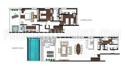 KAT22755: Panoramic Sky Pool Villa with Private Terrace and Full 360-Degree Andaman Sea Views in Kata. Photo #3