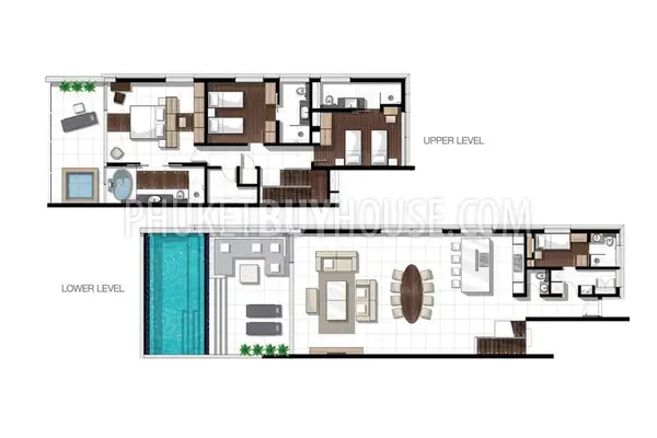 KAT22755: Panoramic Sky Pool Villa with Private Terrace and Full 360-Degree Andaman Sea Views in Kata. Photo #3