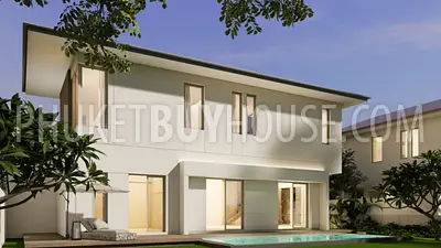 TAL22776: Three Bedroom Pool Villas with Japanese-Inspired Design and High Investment Potential in Talang. Photo #2