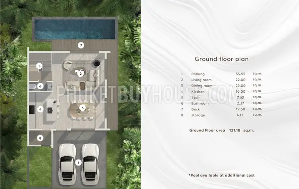 TAL22776: Three Bedroom Pool Villas with Japanese-Inspired Design and High Investment Potential in Talang. 照片 #3