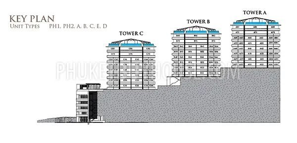 KAM5518: Exclusive Offer: Spacious 2-Bedroom, 161 sq.m Sea View Residence in Kamala. Fotoğraf #2