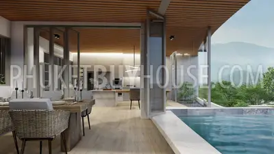 BAN7292: Three Bedroom Villa on the Hillside in Bang Tao. Fotoğraf #8