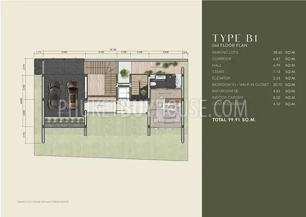 BAN7292: Three Bedroom Villa on the Hillside in Bang Tao. Photo #17