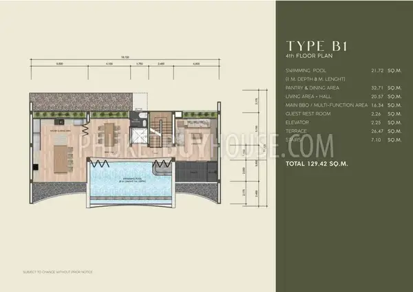 BAN7292: Three Bedroom Villa on the Hillside in Bang Tao. Photo #16