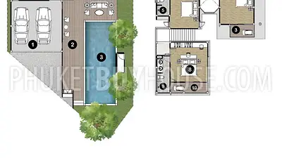 BAN22777: Expansive 7 Bedroom Villa With Large Pool, Premium Finishes and Prime Location Near Layan and Bang T. Fotoğraf #3