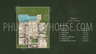 BAN7290: 4 Bedroom Villa with Expansive Greenery, Modern Architecture and Exceptional Facilities in Bangtao. Fotoğraf #5