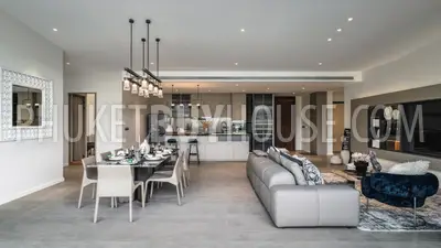 BAN7290: 4 Bedroom Villa with Expansive Greenery, Modern Architecture and Exceptional Facilities in Bangtao. Fotoğraf #13