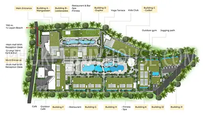 LAY6499: Premium Class Condominium on Layan Beach. Photo #5