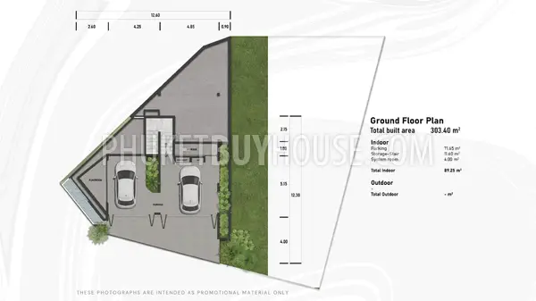 KAT22783: Sea View 2 Bedroom Villa with Private Pool and Solar System in Kata. 照片 #13