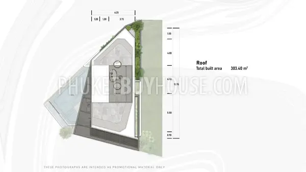 KAT22783: Sea View 2 Bedroom Villa with Private Pool and Solar System in Kata. 照片 #11