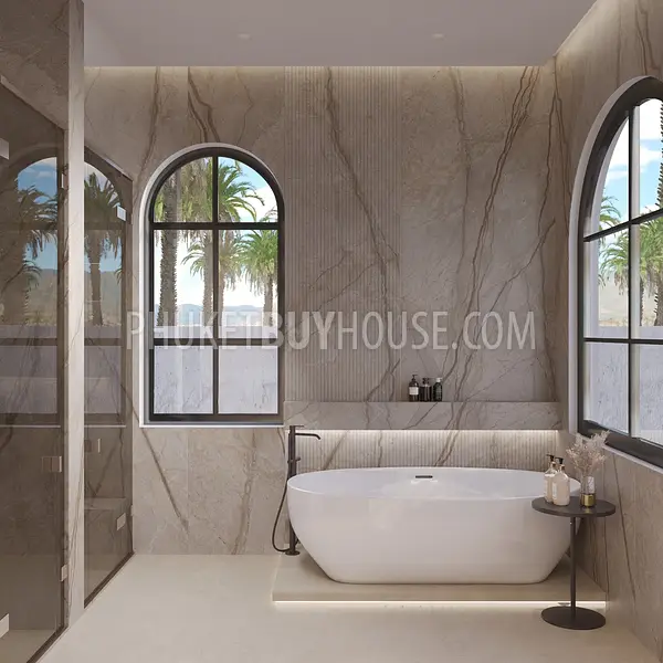 CHA22784: Mediterranean-Style 4 Bedroom Villas Near Palai Beach, Chalong. Photo #40