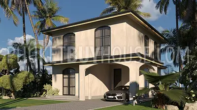 CHA22784: Mediterranean-Style 4 Bedroom Villas Near Palai Beach, Chalong. Photo #6
