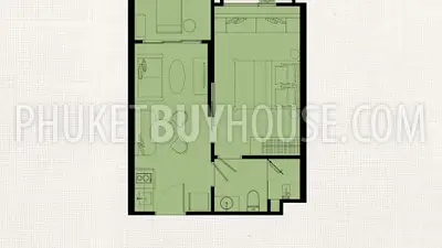 NAY22786: Pool Access 1-Bedroom Residence Near Naiyang Beach and National Park – 39 Sq.m. Photo #2