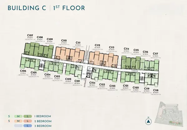 NAY22786: Pool Access 1-Bedroom Residence Near Naiyang Beach and National Park – 39 Sq.m. 照片 #3