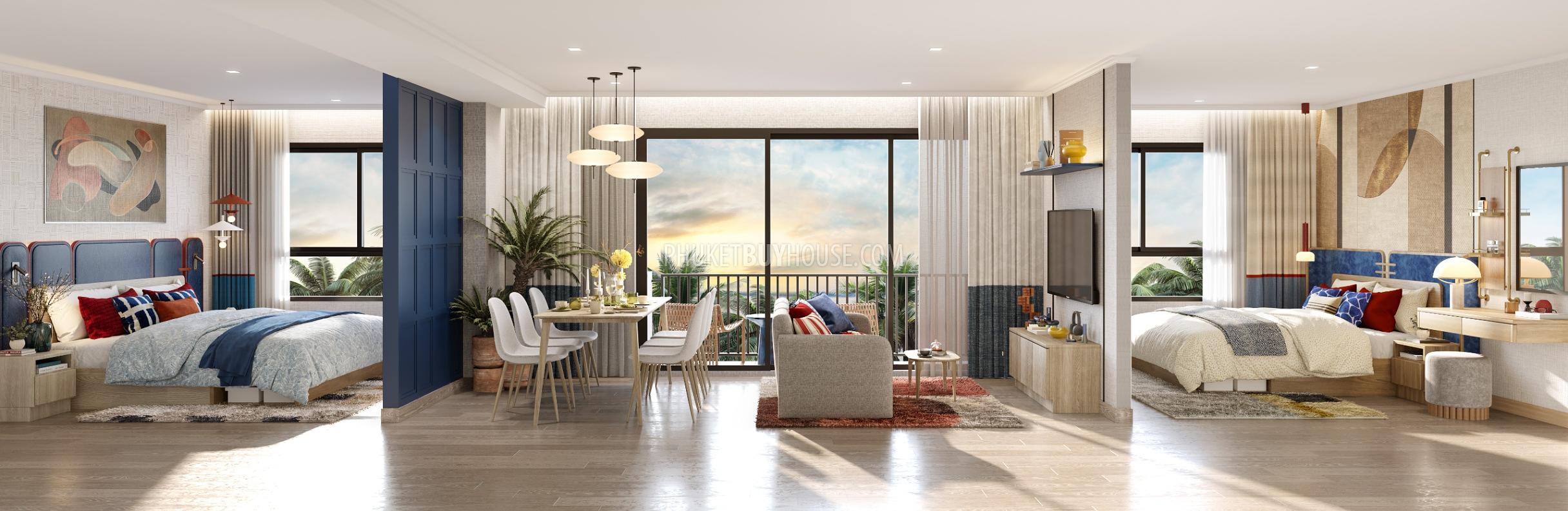 2 bedroom apartment 60 m² Choeng Thale, Thailand